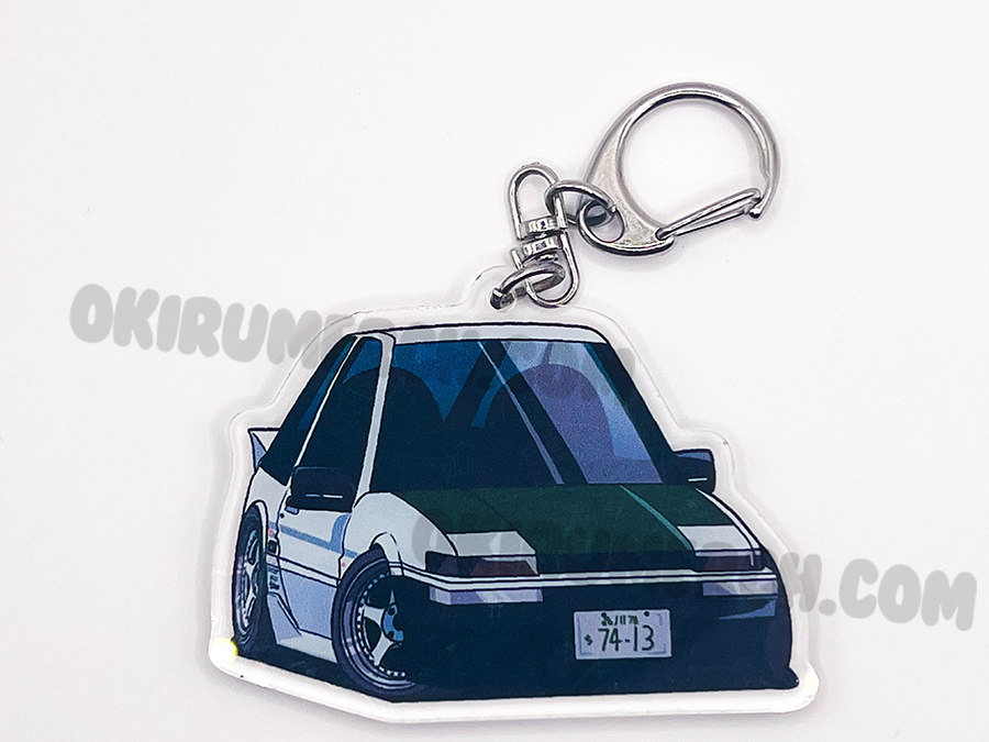 Keiichi's AE86 Trueno Hot Version Keychain
