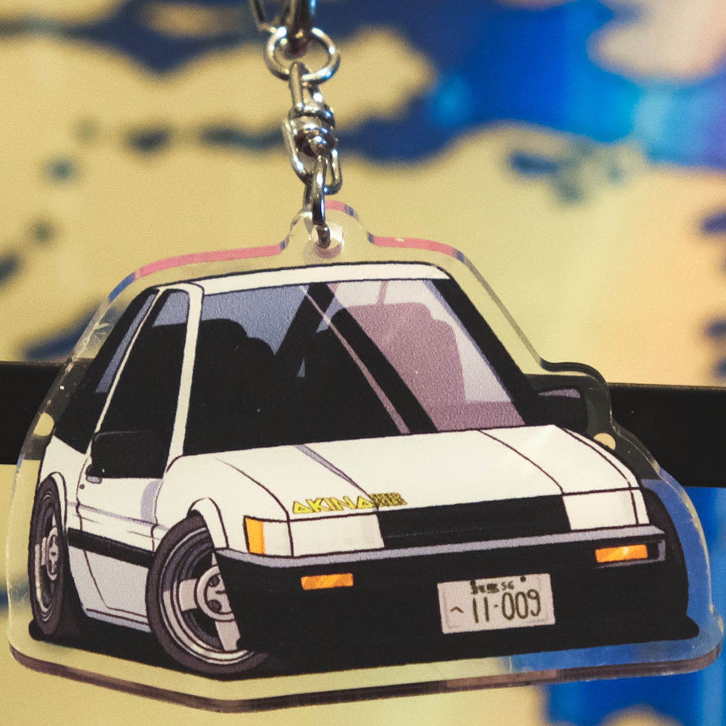 Itsuki's AE85 Levin Keychain