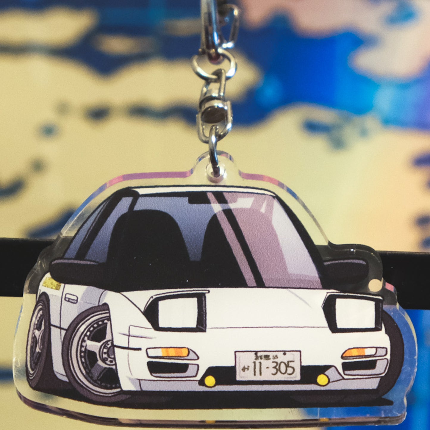 Kenji's 180SX RPS13 Keychain