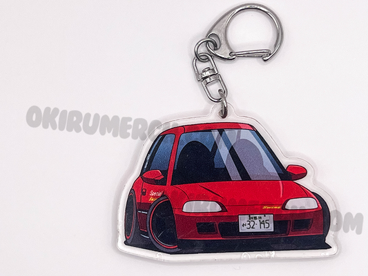 Shingo's Civic SiR-II EG6 Keychain