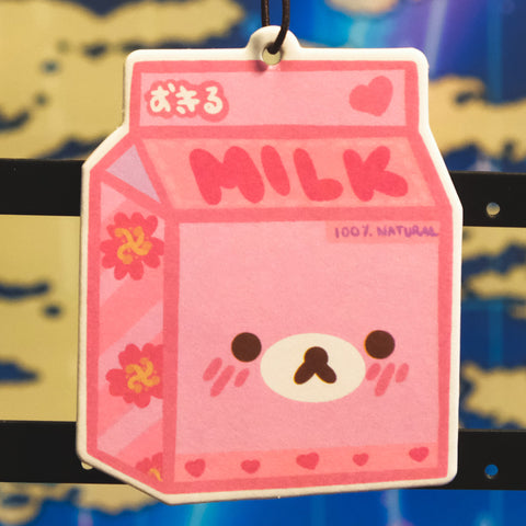 Sakura Cherry Milk Carton Rilakkuma Air Freshener