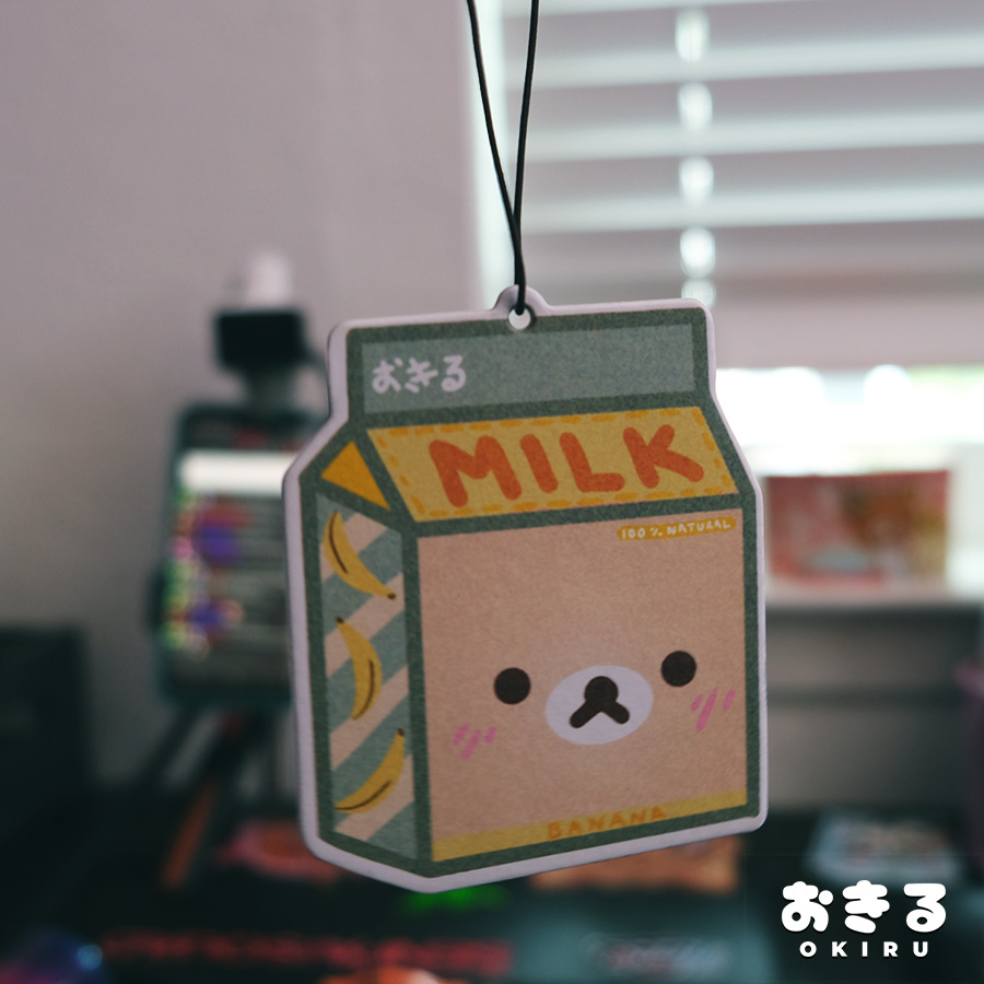 Banana Milk Korilakkuma Air Freshener